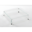 Clear Glass Fire Pit Guard for 24-Inch Square Burner