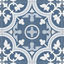 Arte Arctic Blue and White Porcelain Patterned Tile