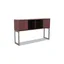 Medium Cherry Woodgrain Laminate Office Hutch with Sliding Doors