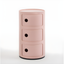 Componibili Bio Pink Bioplastic Storage Unit by Anna Castelli Ferrieri