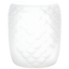 Ivory Concrete Fish Scale Outdoor Accent Stool