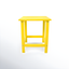 Lemon Yellow Polywood 18" Outdoor Side Table