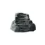 Black Heavy-Duty Molded Rock Waterfall for Ponds