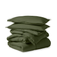 Cypress Green Queen Down Alternative Microfiber Comforter Set