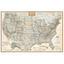 National Geographic United States Executive Laminated Wall Map Poster