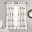 Rowley Birds Yellow and Gray Light Filtering Curtain Panels