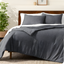 Heather Grey Full Down Alternative Microfiber Comforter Set