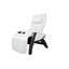 Snowfall White Contemporary Massage Recliner in Faux Leather