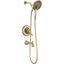 Champagne Bronze Dual-Function Tub and Shower Faucet Set