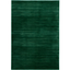 Dark Green Hand-Knotted Synthetic Rectangular Area Rug