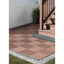 Coffee Brown 11.8" x 11.8" Plastic Interlocking Deck Tiles