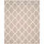 Beige and Ivory Hand-Tufted Wool 8' x 10' Area Rug