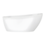 Cora 67" Pure White Freestanding Acrylic Bathtub