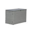 Gray Lockable Faux Wicker Outdoor Deck Storage Box