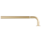 Gold Adjustable Wrap Around Curtain Rod 82.5"-120"