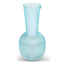 Elle Decor Blue Ribbed Glass Carafe for Beverages, 40 oz