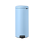 Dreamy Blue 8 Gallon Fingerprint Resistant Step Trash Can