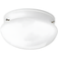 White Glass LED Flush Mount Ceiling Light