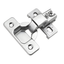 Brushed Nickel 1/2 Inch Overlay Concealed Cabinet Hinge