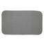 Gray Silicone Foldable Dish Drying Mat, 16 x 28 Inch