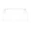 60'' White Fiberglass Alcove Soaking Bathtub with Left-Hand Drain