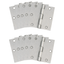 Satin Nickel 3.5" Square Steel Door Hinges Set