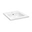 18" Glossy White Ceramic Square Vanity Sink Top