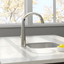 Edgewater Polished Chrome Pull-Down Kitchen Faucet with Spray