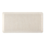 Beige Heathered Anti-Fatigue Kitchen Mat with Border