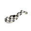 Courtly Check Enamel Oval Spoon Rest in Black/White