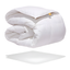 Full Size White Cotton Goose Down All Season Comforter