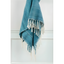 Eco-Friendly Teal Blue Recycled 50"x60" Reversible Throw Blanket