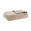 Luxurious King-Size Khaki Egyptian Cotton Cozy Blanket