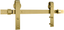 Brushed Gold 72" Barn Door Hanger Kit with Soft Close