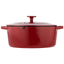 Cardinal Red Enameled Cast Iron 7-Quart Dutch Oven with Lid