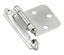 Polished Chrome Self-Closing Cabinet Hinge - 2 Pack