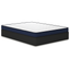 Full Size White Firm Foam Mattress with Quilted Cover