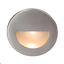 Sleek Brushed Nickel LED Step and Wall Light, Dimmable, 3.5"