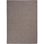 Natural Solid Synthetic Rectangular 4' x 6' Area Rug