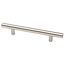 Stainless Steel 5'' Modern Brushed Bar Pull Set of 10