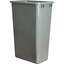 Gray 35 Quart Plastic Pull-Out Kitchen Trash Can