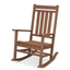 Teak Polywood Traditional Outdoor Rocking Chair