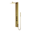 Rector 55" Matte Brushed Gold Brass Shower Panel System