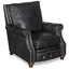 Old Saddle Black Genuine Leather Traditional Recliner