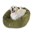 Large Fern Waterproof Micro Velvet Bagel Dog Bed