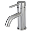 Brushed Nickel Single Handle Bathroom Faucet with Drain