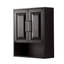 Daria 25" Dark Espresso Wall-Mounted Bathroom Storage Cabinet