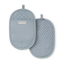 Fog Blue Silicone Grip 2-Piece Pot Holder Set