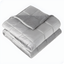 Light Gray 20 lb Queen Minky Fleece Weighted Blanket