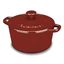 Cardinal Red Enameled Cast Iron 3-Quart Round Dutch Oven